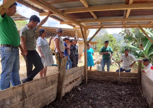 Peru Asociacíon Café del Futuro, Coffee Project, Coffee Peru, Coffee Composting Module